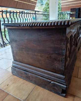 Cassapanca legno massello 150 anni perfetta 