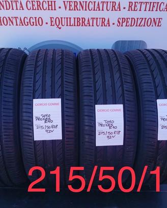 GOMME 215/50/18 in pronta consegna