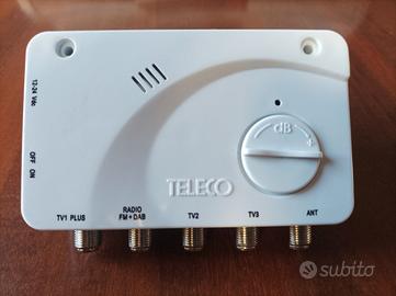 Amplificatore Teleco 12/24/230V Camper Barca