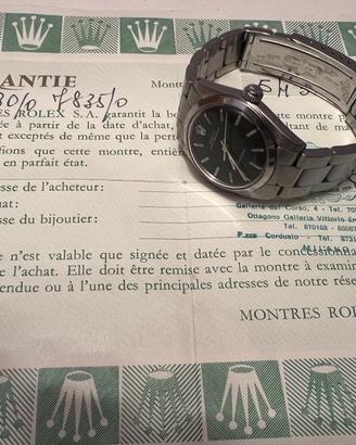 Rolex Oyster Speedking Precision Con Garanzia