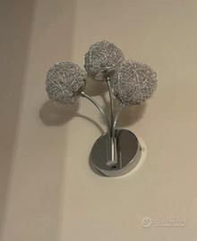 applique cromato con r postazioni luci pz2