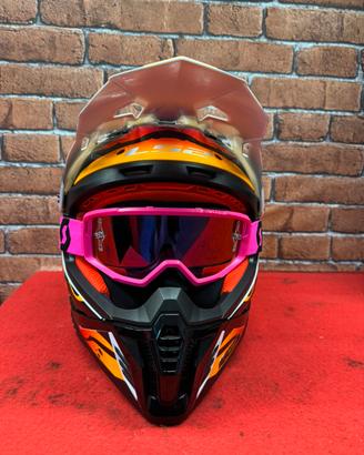 Casco cross LS2