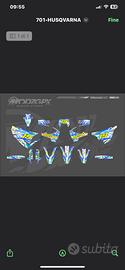 Pacchetto grafico husqvarna 701