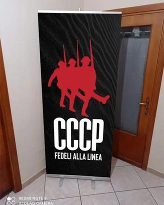 CCCP fedeli alla linea espositore roll- up