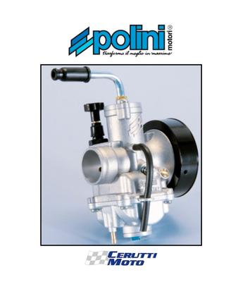 Carburatore Polini CP D. 21 starter aria pomello