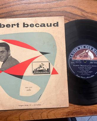 Gilbert becaud 1953 primo album 33 giri