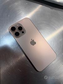 Iphone 16 pro max 256 GB sabbia , applecare+ 09/26