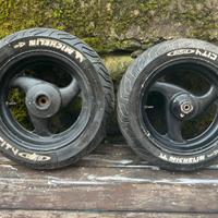 Cerchi gommati Malaguti Phantom F12 tamburo