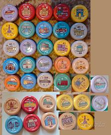 Lotto 37 tappi succo Yoga Tutte mie le città