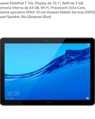 Tablet Huawei Matepad T 10s (prezzo trattabile)
