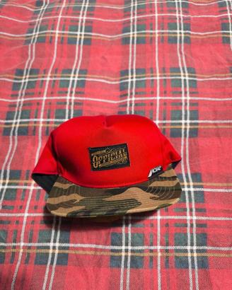 cappello con Visiera Official colore rosso 