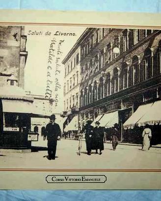 4)Riproduzione cartolina postale Livorno inizi'900