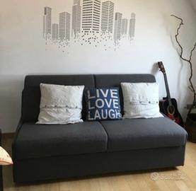 Divano letto grigio