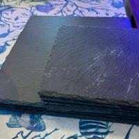 8 Piatti Ardesia mai usati