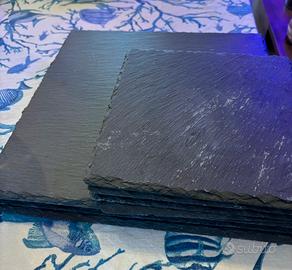 8 Piatti Ardesia mai usati