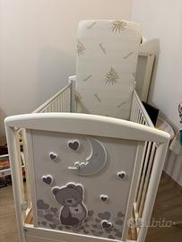 Lettino e cassettiera