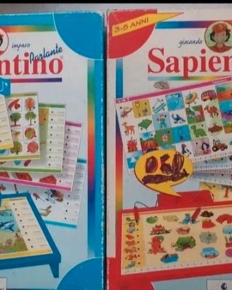 2 gioco vintage in scatola sapientino Funzionante