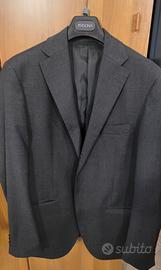 Giacca blazer grigia lana woolmark