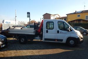 Fiat Ducato 7 Posti Cassone Fisso + GRU EURO6B