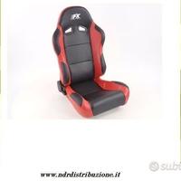 Sedili Sportivi modello SPACELOOK ROSSO NERI