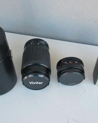 Obiettivi 70-210 + 50 + flash