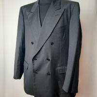 Giacca doppiopetto tessuto Tasmania Loro Piana