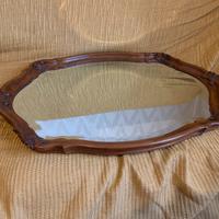 Vassoio a specchio stile veneziano vintage