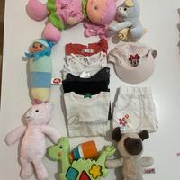 Vestiti e peluche per bimba 12-18 mesi