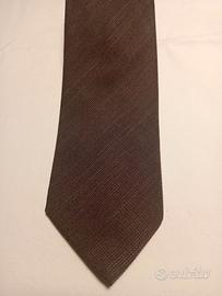 Cravatta uomo vintage anni '80 tinta unita