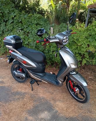 scooter elettrico in bicicletta