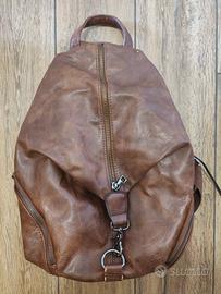 Zaino da  donna in pelle marrone 