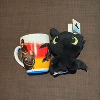 Tazza e peluce dragon trainer