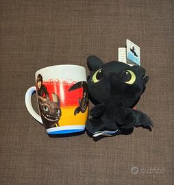 Tazza e peluce dragon trainer