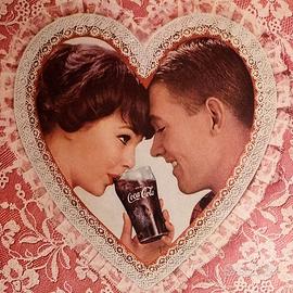 COCA COLA pagina pubblicità 1960 originale Coke