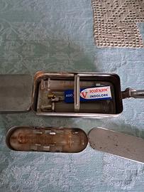 kit per bollire le siringhe vintage