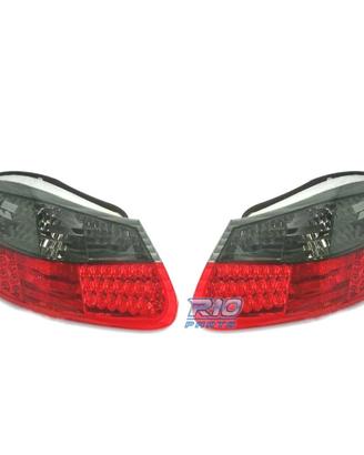 FANALI PORSCHE BOXSTER 986 LED ROSSO AFFUMICATO