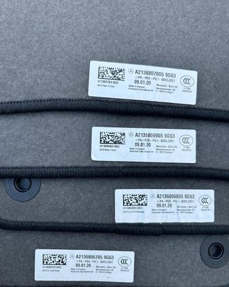 Tappetini mercedes classe E AMG line