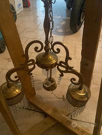 Lampadario vintage gocce