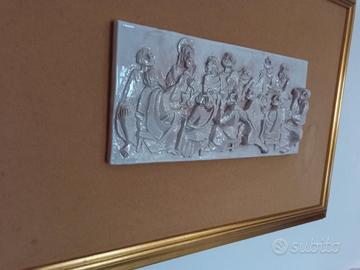 Franco Calzi, bassorilievo di ceramica con smalto 