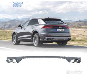 DIFFUSORE AUDI Q8 18-23 LOOK SQ8 TERMINALI DI SCAR