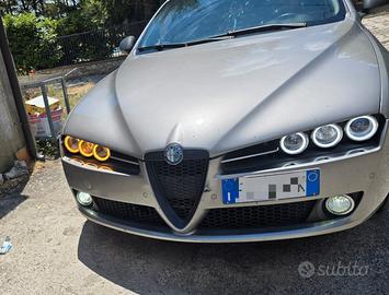 coppia fari Angel eyes led alfa romeo Brera spider