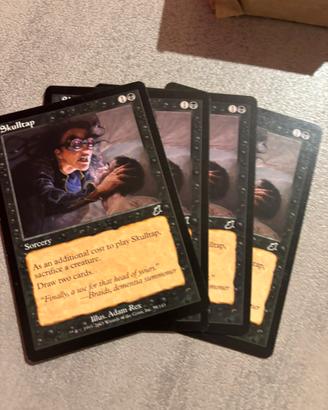 Lotto 4x Skulltap- Magic Mtg Flagello