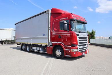 SCANIA R 450 MOTRICE 3 ASSI CENT CASSA MOBILE