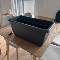 FIORIERA RETTANGOLARE ANTHEA 50CM ANTRACITE