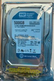 WESTERN DIGIDAL HARD DISK 500GB SATA 3,5 "INTERNO