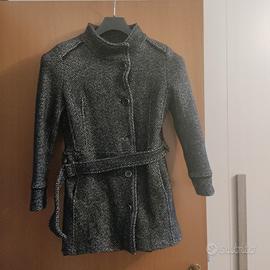cappotto nero da donna