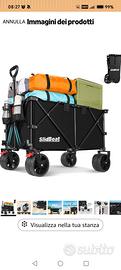 carrello da spiaggia e campeggio