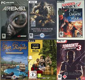 LOTTO 6 GIOCHI PER PC DAWN OF WAR-MEDAL OF HONOR