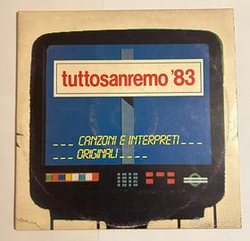 Vinile di Tuttosanremo '83