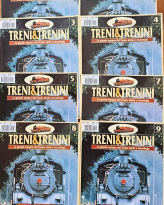 Lotto fascicoli Treni e Trenini Hachette